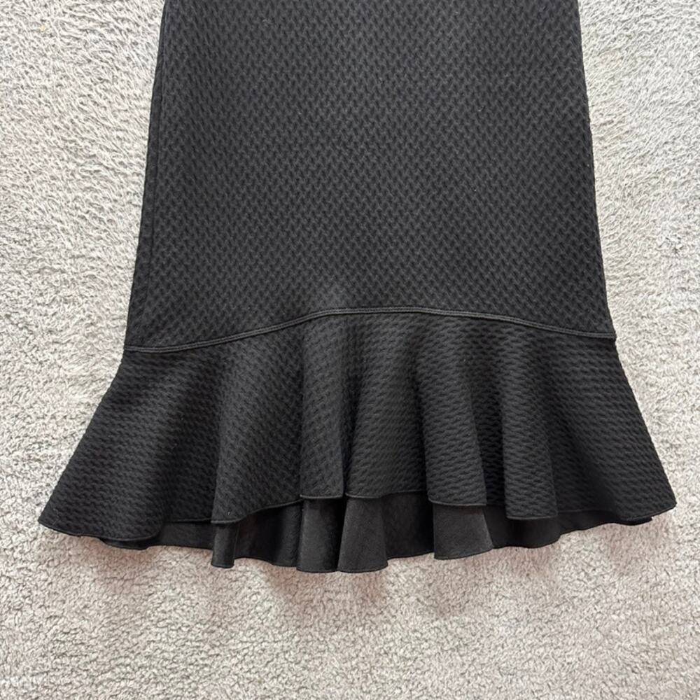 Max Studio NWT Medium Black Sleeveless Dress Flair Bottom Cocktail Party Evening - Picture 2 of 11